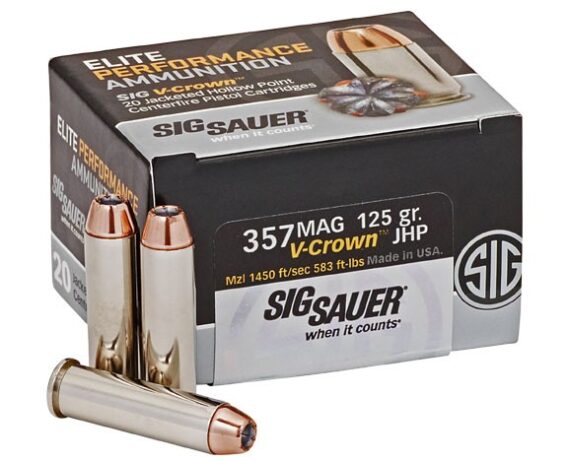 357MAG, 125GR, Elite V-Crown, JHP