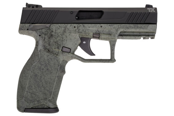 Taurus TX22 22LR Special Edition Rimfire Pistol with Special Edition Green/Black Splatter Finish - Image 2