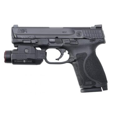 M&P®9 M2.0™ 4'' COMPACT W/CRIMSON TRACE® RAIL MASTER® UNIVERSAL TACTICAL LIGHT THUMB SAFETY