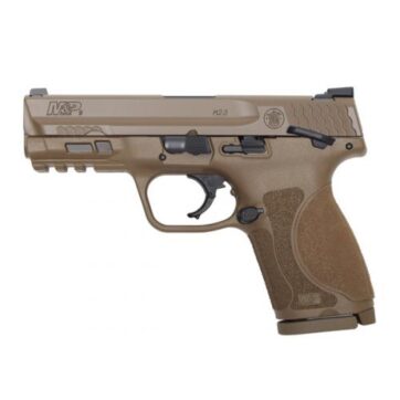 M&P®9 M2.0™ 4'' COMPACT FLAT DARK EARTH THUMB SAFETY