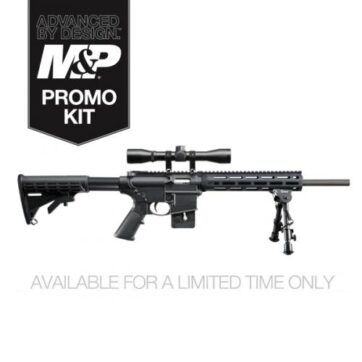 M&P®15-22 SPORT™ OPTICS READY COMPLIANT W/SCOPE, BIPOD PROMO KIT