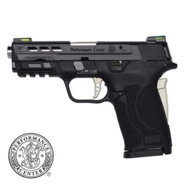 PERFORMANCE CENTER® M&P®9 SHIELD™ EZ® SILVER PORTED BARREL NO THUMB SAFETY