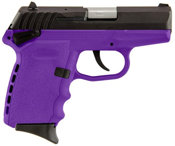 SCCY Industries CPXICBPU CPX-1 Double Action 9mm 3.1'' 10+1 Purple Polymer Grip/Frame G